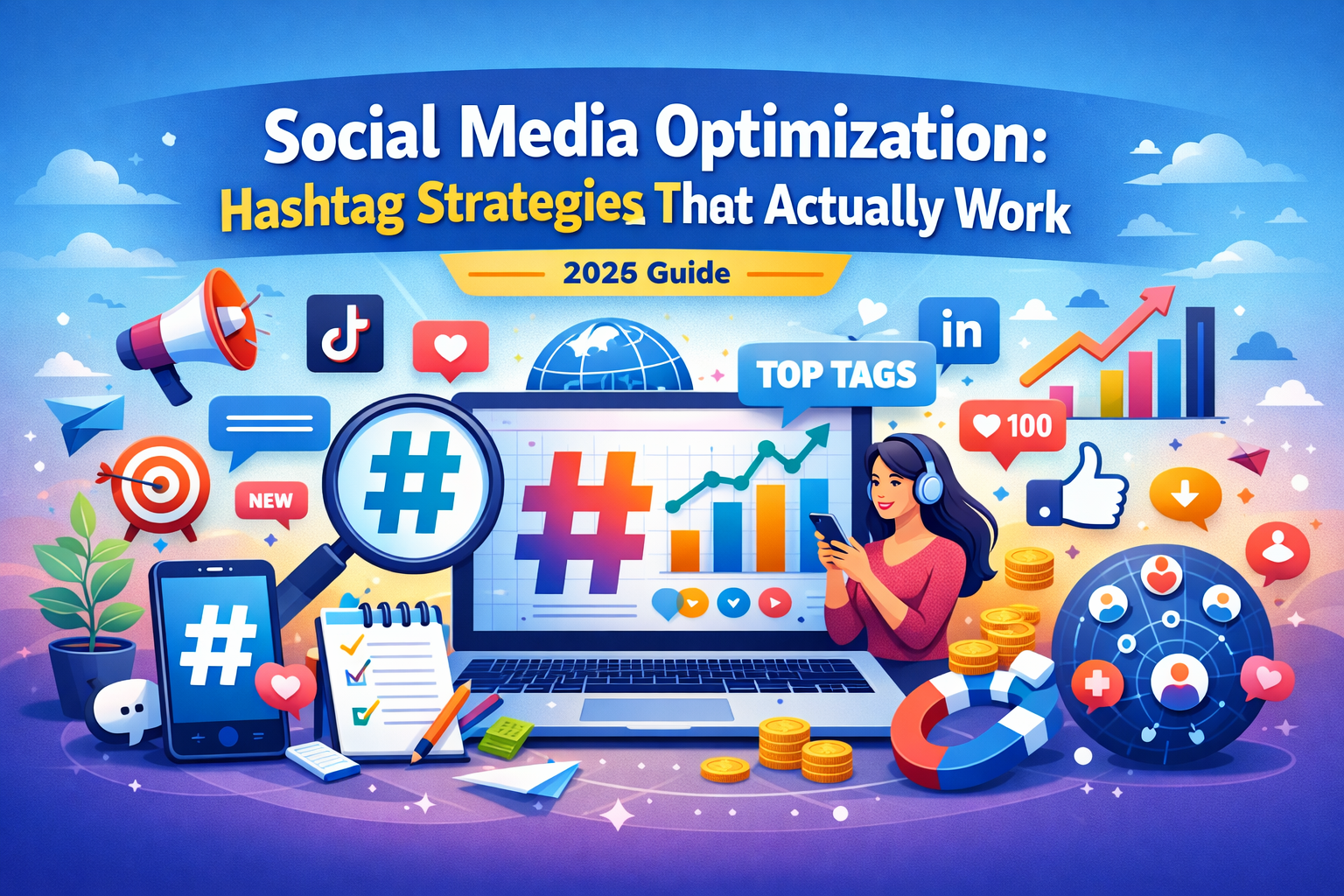 Hashtag Strategies That Actually Work (SMO Guide)