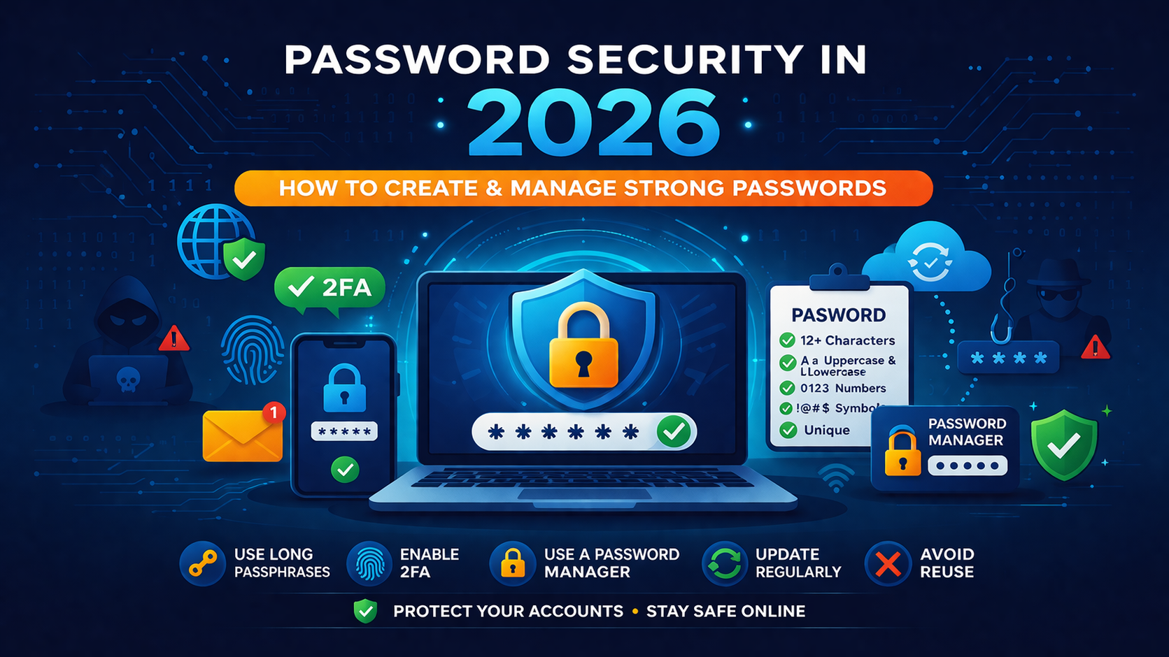 Password Security in 2026: Strong Password Guide