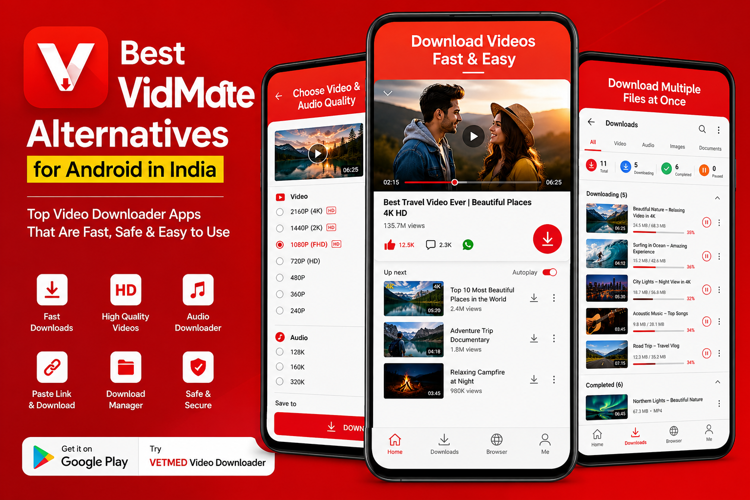Best VidMate Alternatives for Android in India